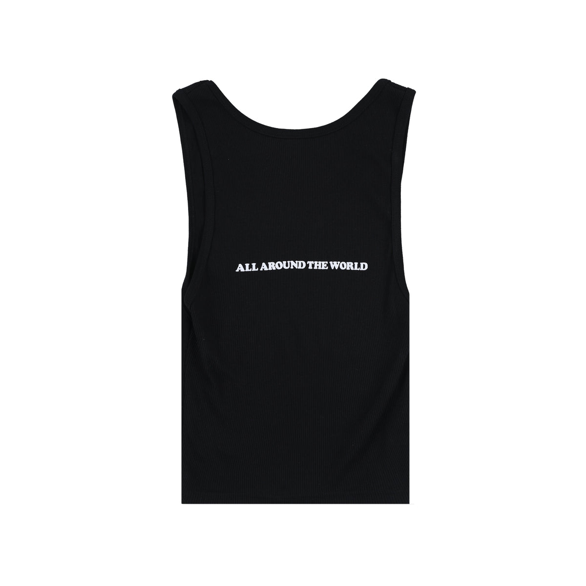 All Around the World Glo Girl Tank Top (Black)