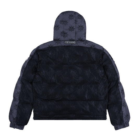 Glo Arctic Half Zip Puffer Jacket (Black)