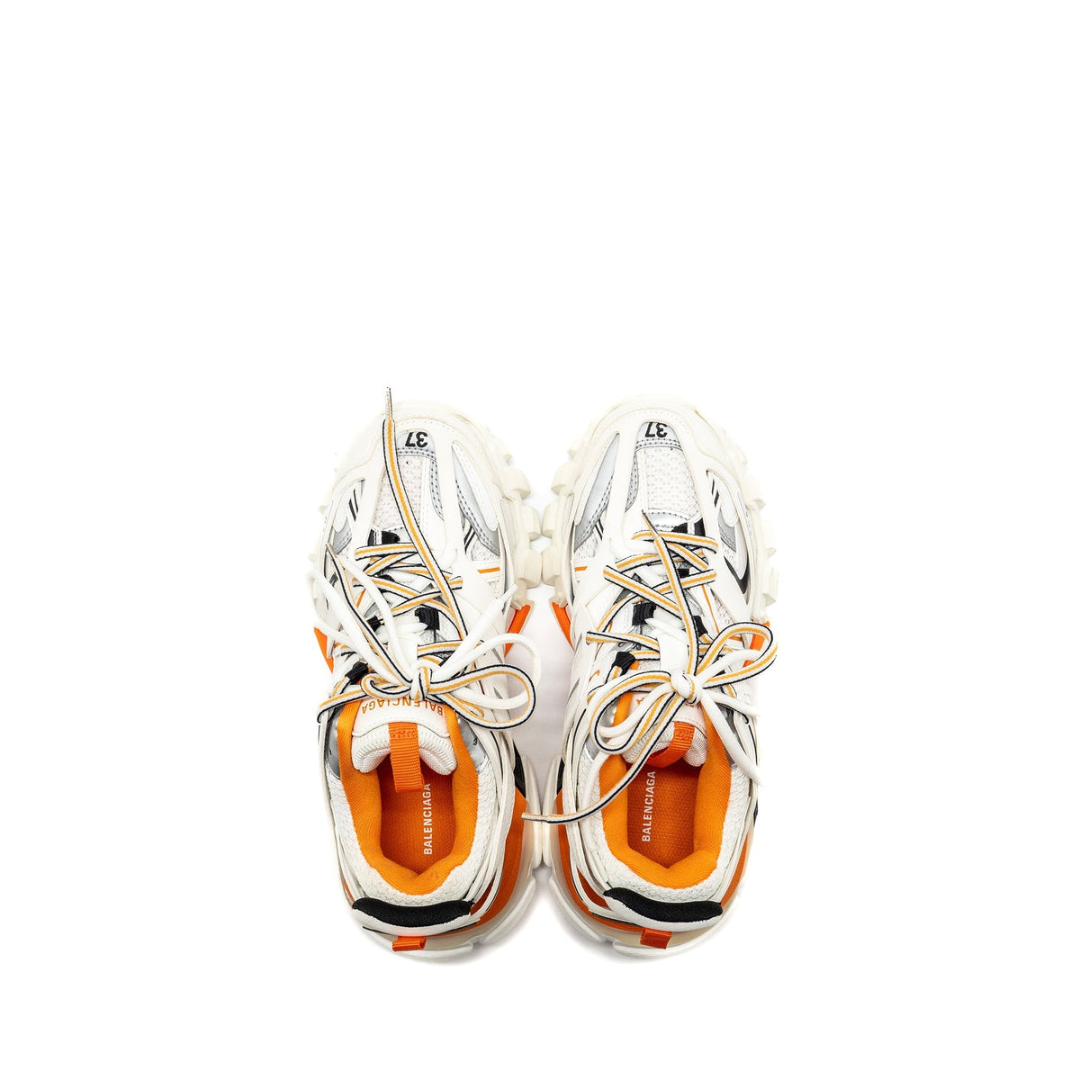 BALENCIAGA TRACK SNEAKERS WHITE/ORANGE