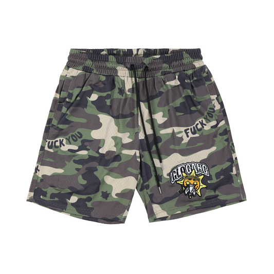 F*ck You Mesh Shorts (Camo)