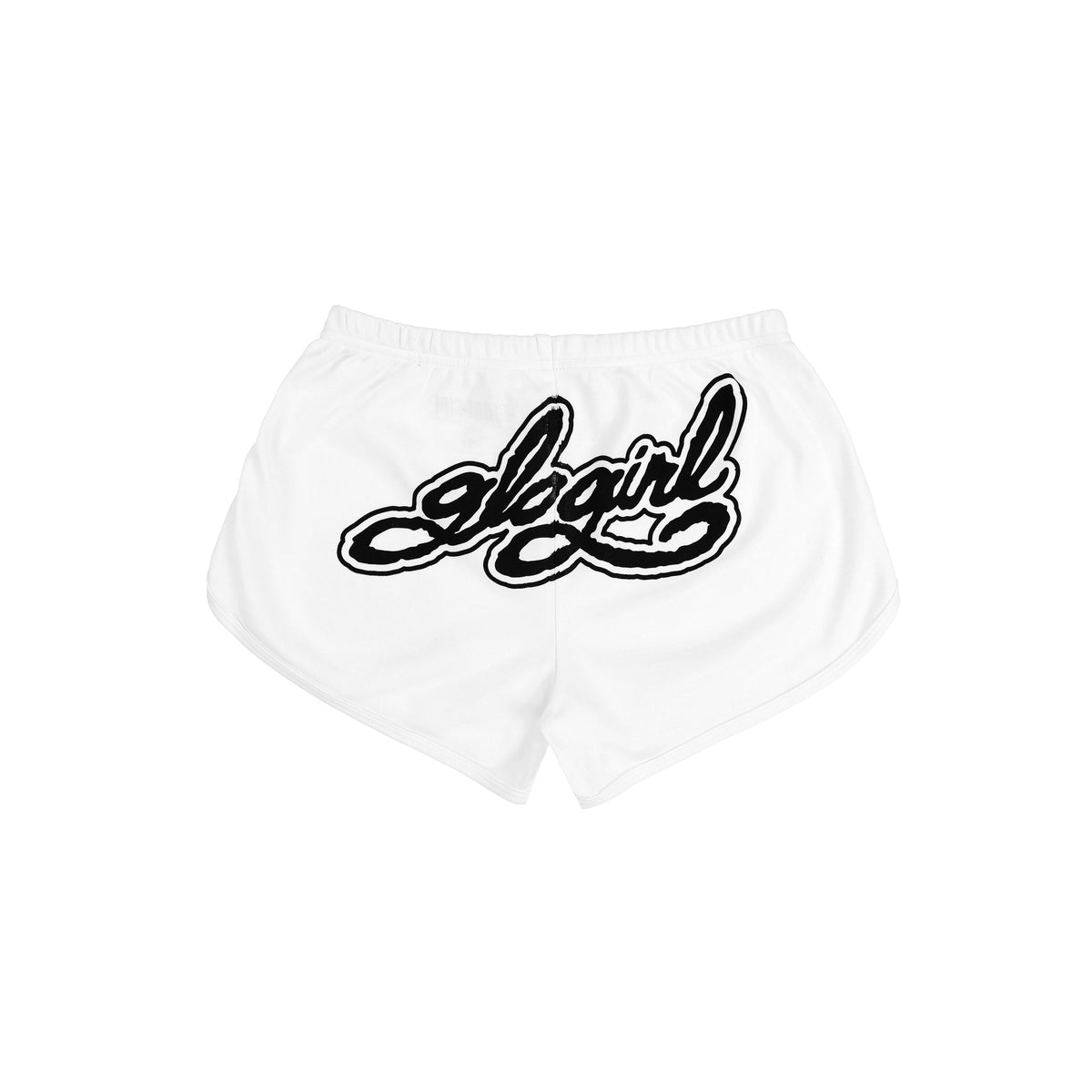 Glo Girl Flag Shorts (White)