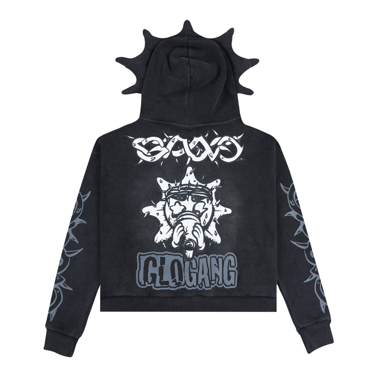 Glory Thorn Full Zip Hoodie (Black)