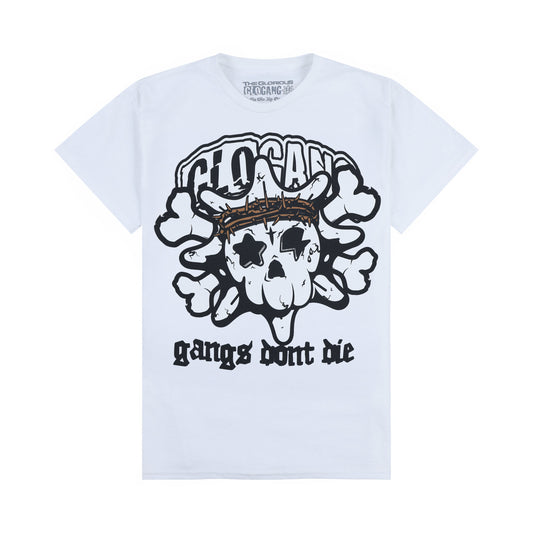 Gangs Don't Die Tee (White)