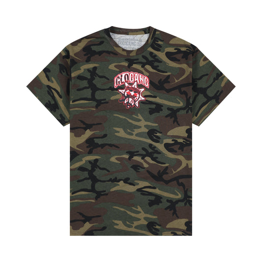 Glo Logo 2025 Infrared Tee (Camo)