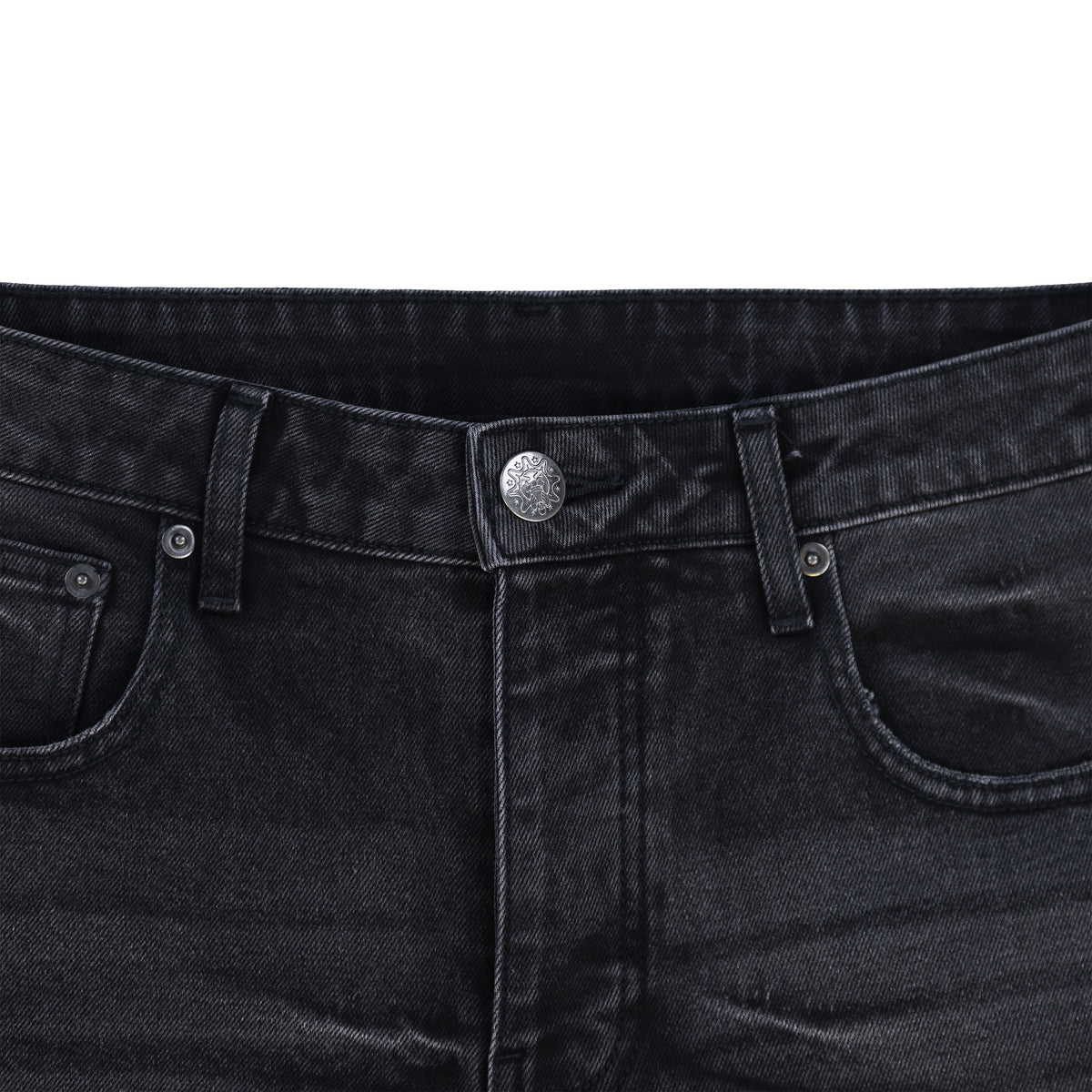 Glo Gang Denim Cargo Flare (Black)