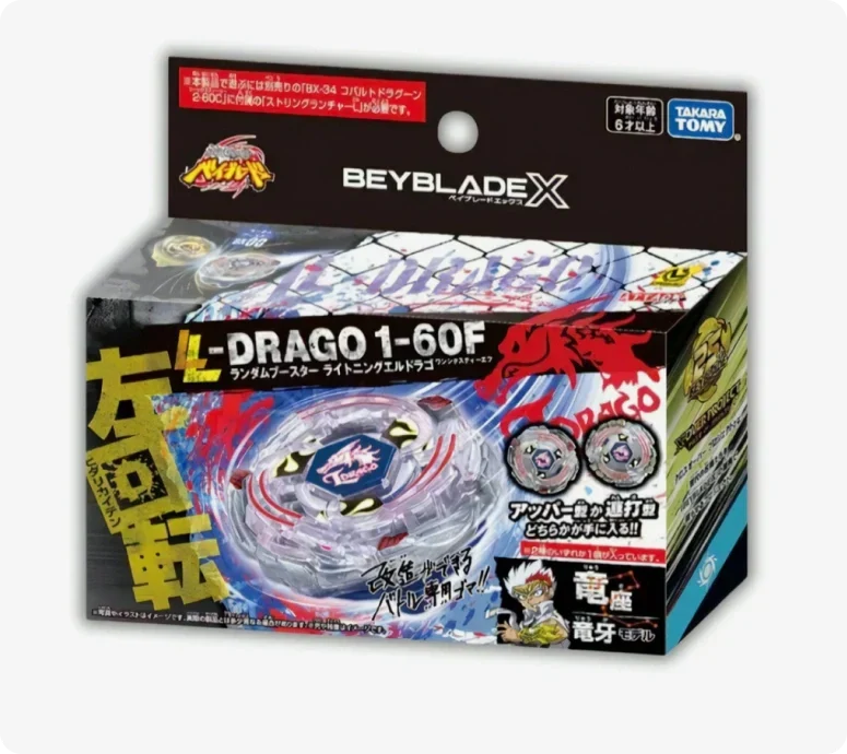 Takara Tomy Beyblade X BX-00 Lightning L-Drago 1-60F (Random Booster)