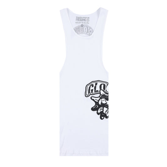 Glo Logo Sum 26 Tank Top (White)