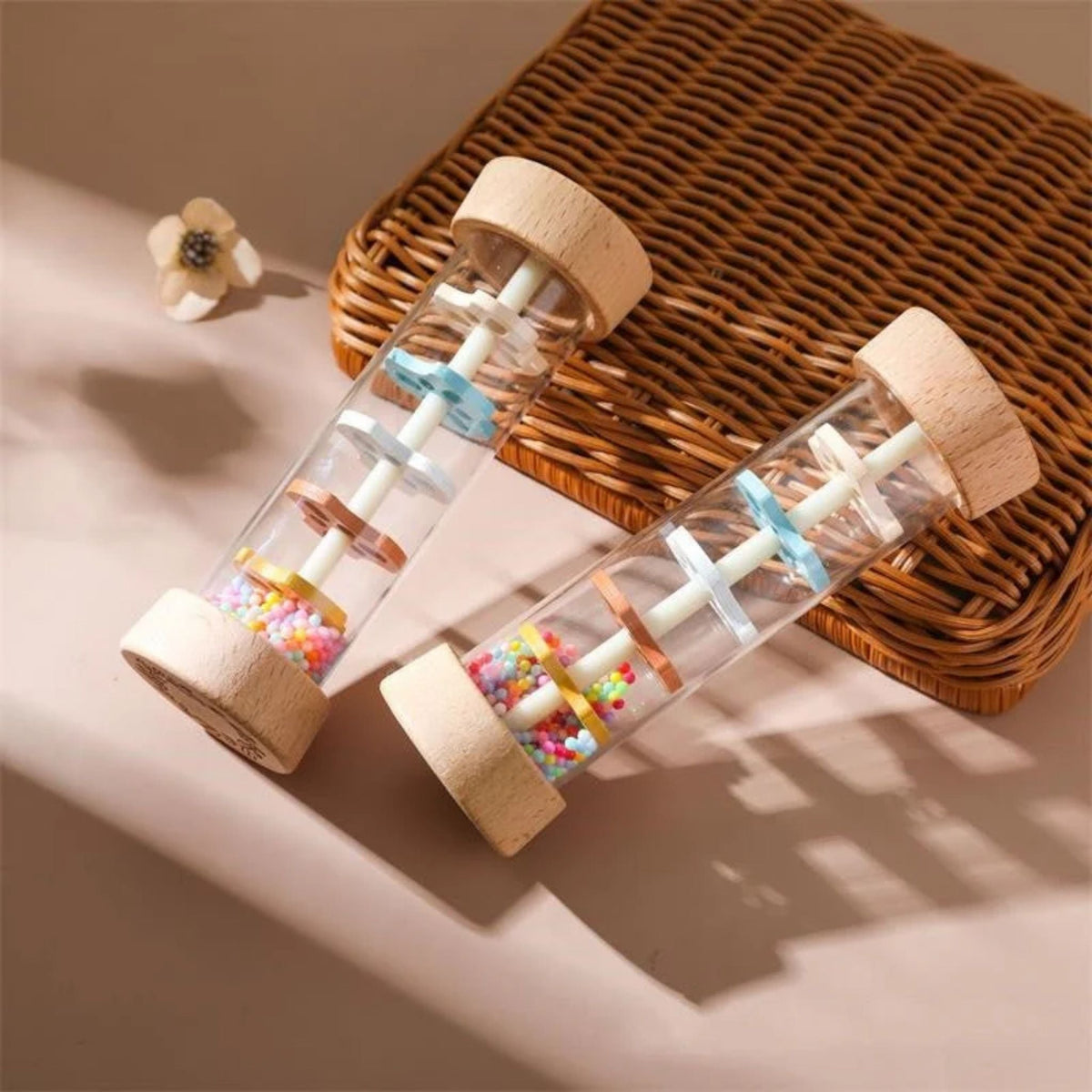 Montessori Wooden Rainmaker Rattle