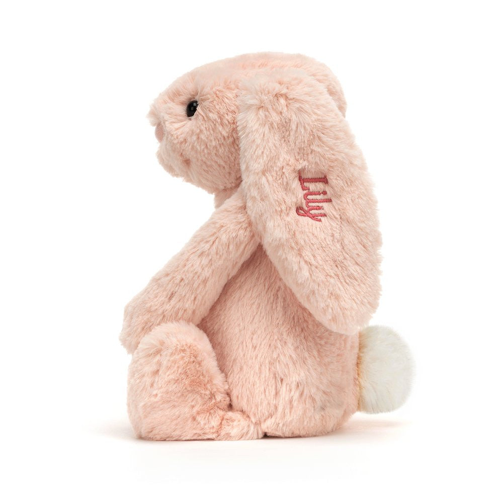 Personalised Bashful Blush Bunny Medium
