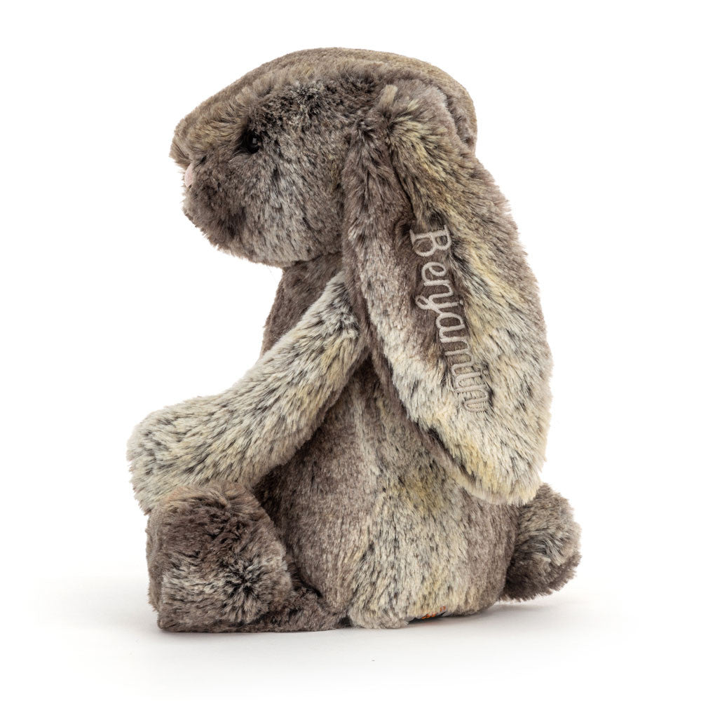 Personalised Bashful Cottontail Bunny Medium