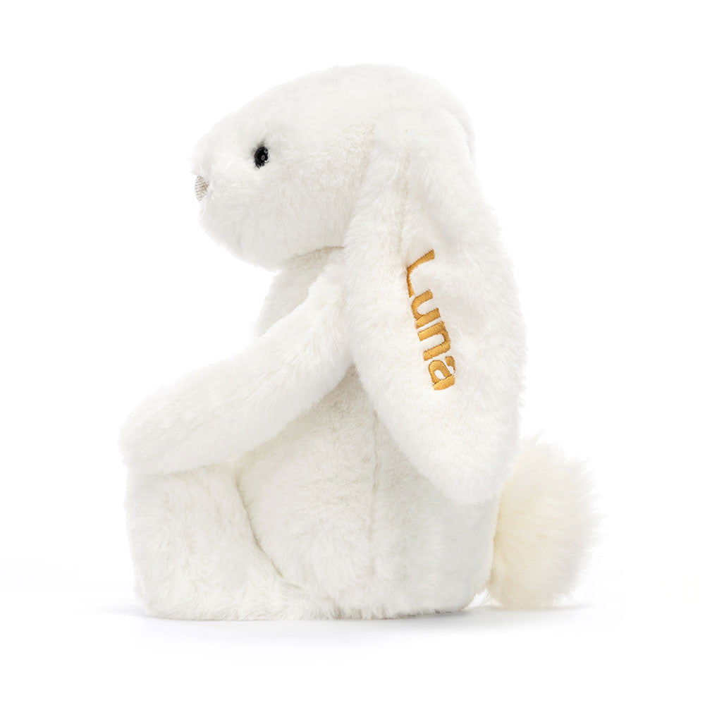 Personalised Bashful Luxe Bunny Luna Medium