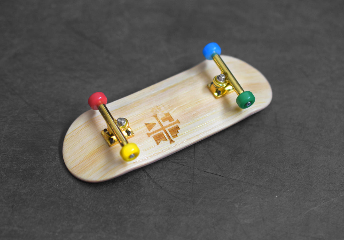 34mm Prolific Gen2 Fingerboard Complete - "Firework" Colorway - Gen2 Prodigy Trucks + Pro Duro Bubble Bushings