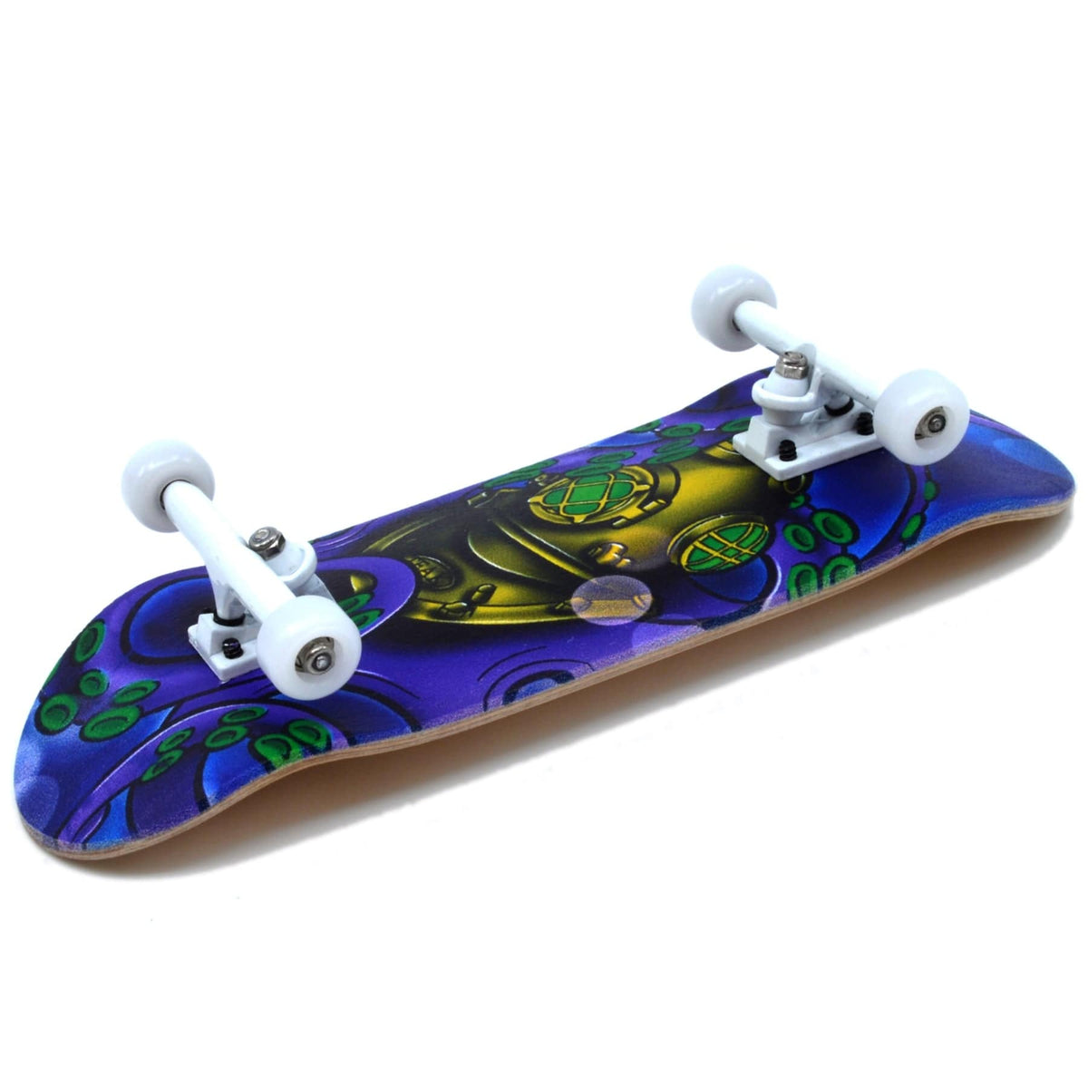 34mm Prolific Gen2 Fingerboard Complete - "Deep Sea Dive" Graphic - Gen2 Prodigy Trucks + Pro Duro Bubble Bushings