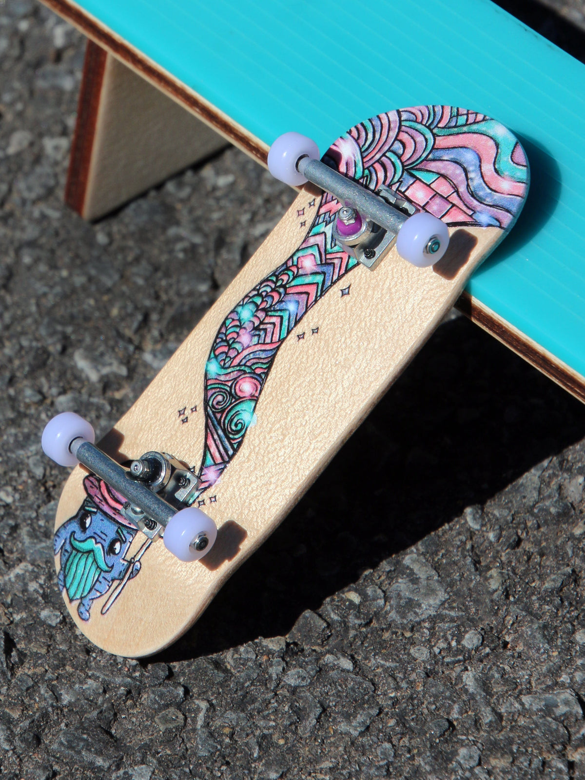 34mm Prolific Gen2 Fingerboard Complete - "Spellbound" Graphic - Gen2 Prodigy Trucks + Pro Duro Bubble Bushings