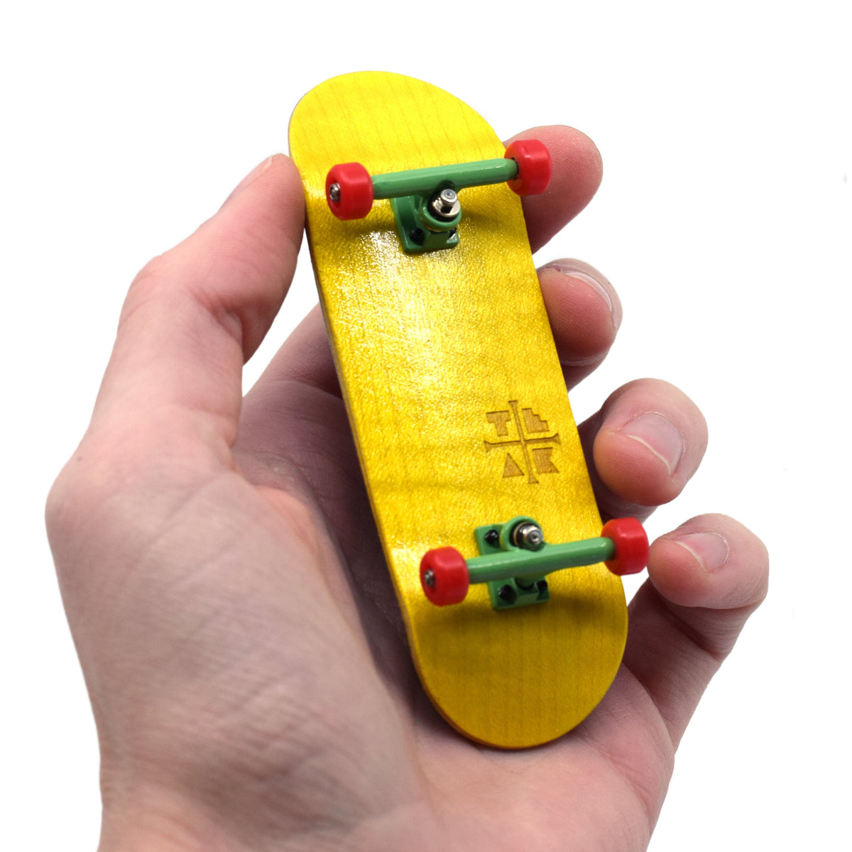 32mm Prolific Gen2 Fingerboard Complete - "Rad Rasta" Colorway - Gen2 Prodigy Trucks + Pro Duro Bubble Bushings