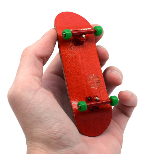 32mm Prolific Gen2 Fingerboard Complete - "Watermelon" Colorway - Gen2 Prodigy Trucks + Pro Duro Bubble Bushings