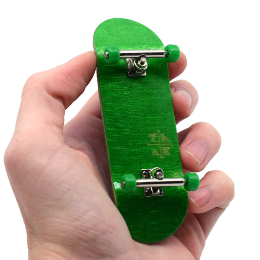 32mm Prolific Gen2 Fingerboard Complete - "Four Wheel Clover" Colorway - Gen2 Prodigy Trucks + Pro Duro Bubble Bushings