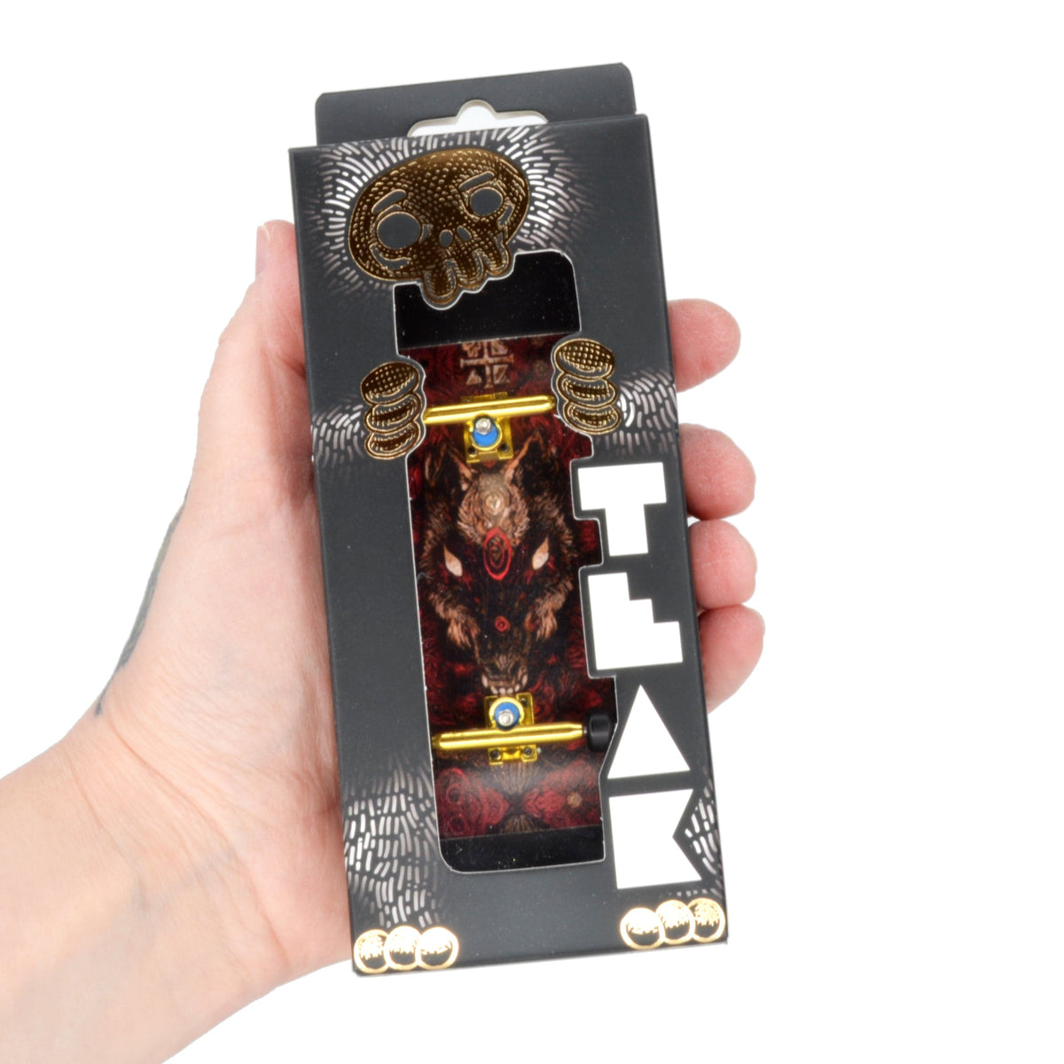 34mm Prolific Gen2 Fingerboard Complete - "Howl in the Night" Graphic - Gen2 Prodigy Trucks + Pro Duro Bubble Bushings