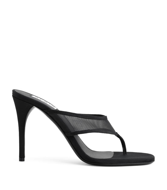 Alaïa Mesh Thong Mules 90