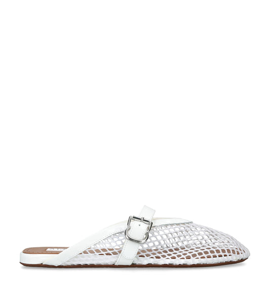 Alaïa Patent Leather Fishnet Mules