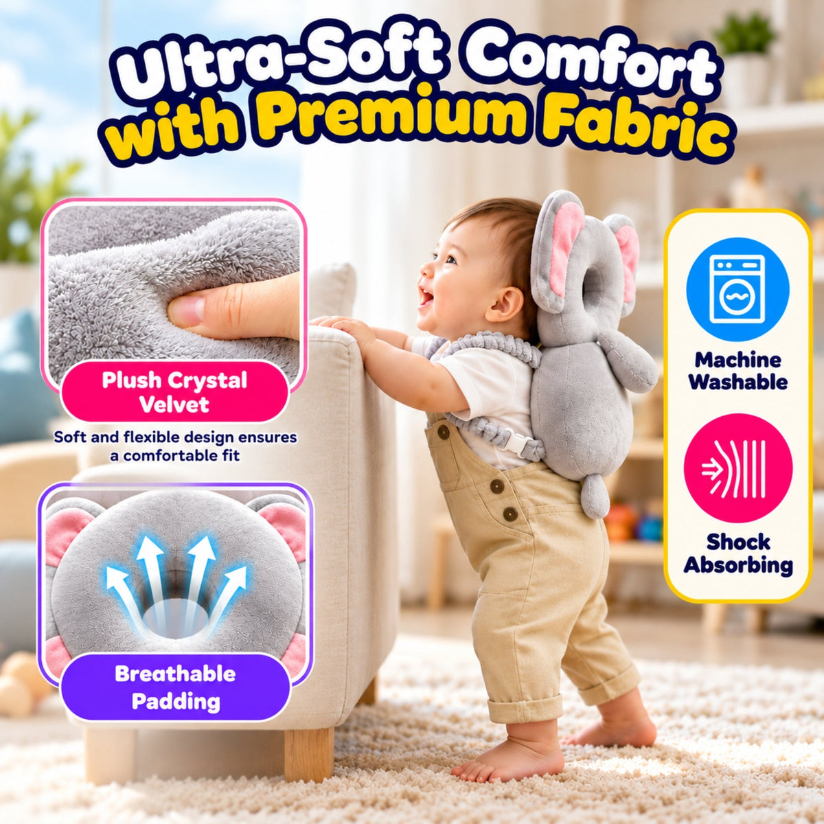 Montessori Baby Head Protector