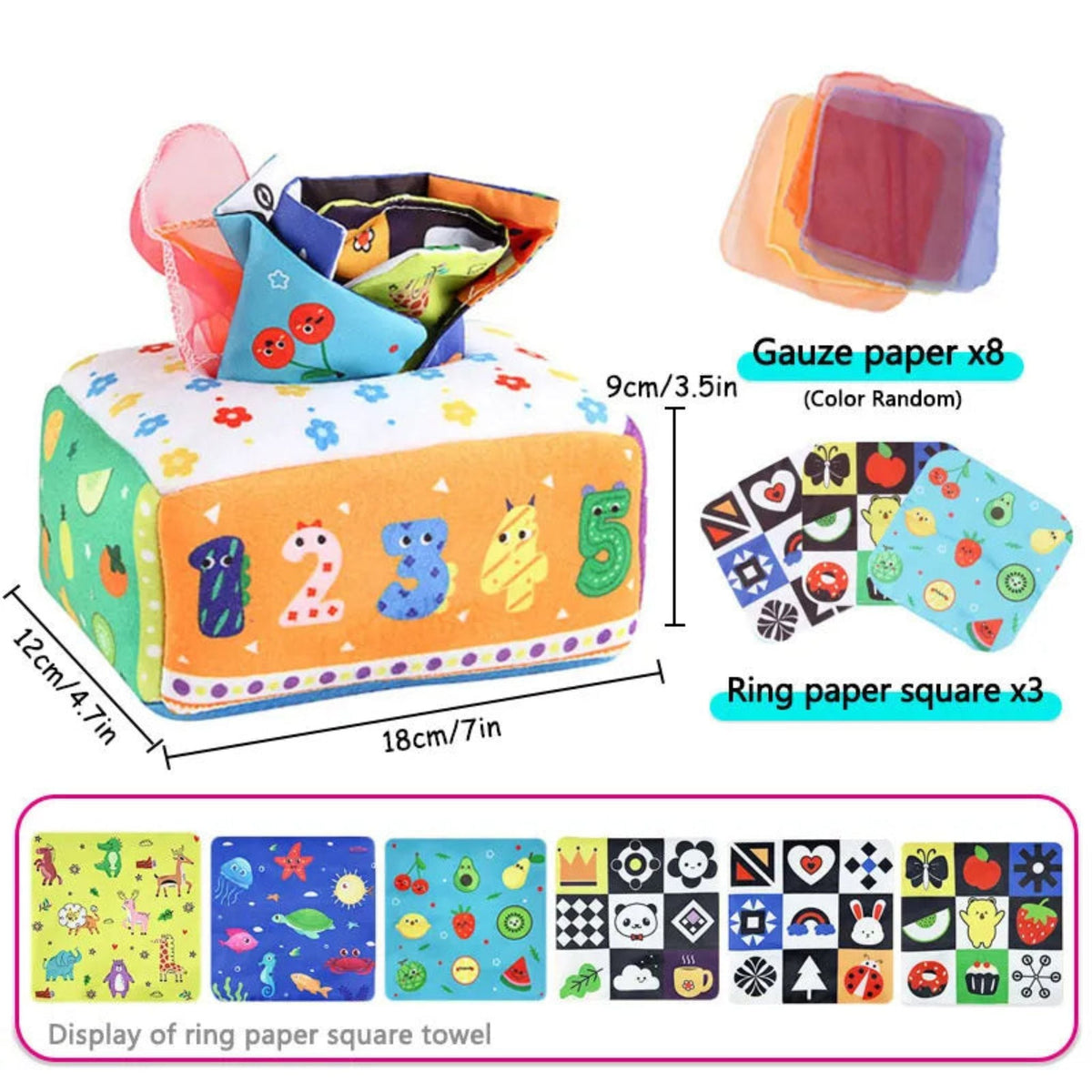 Montessori Baby Tissue Box