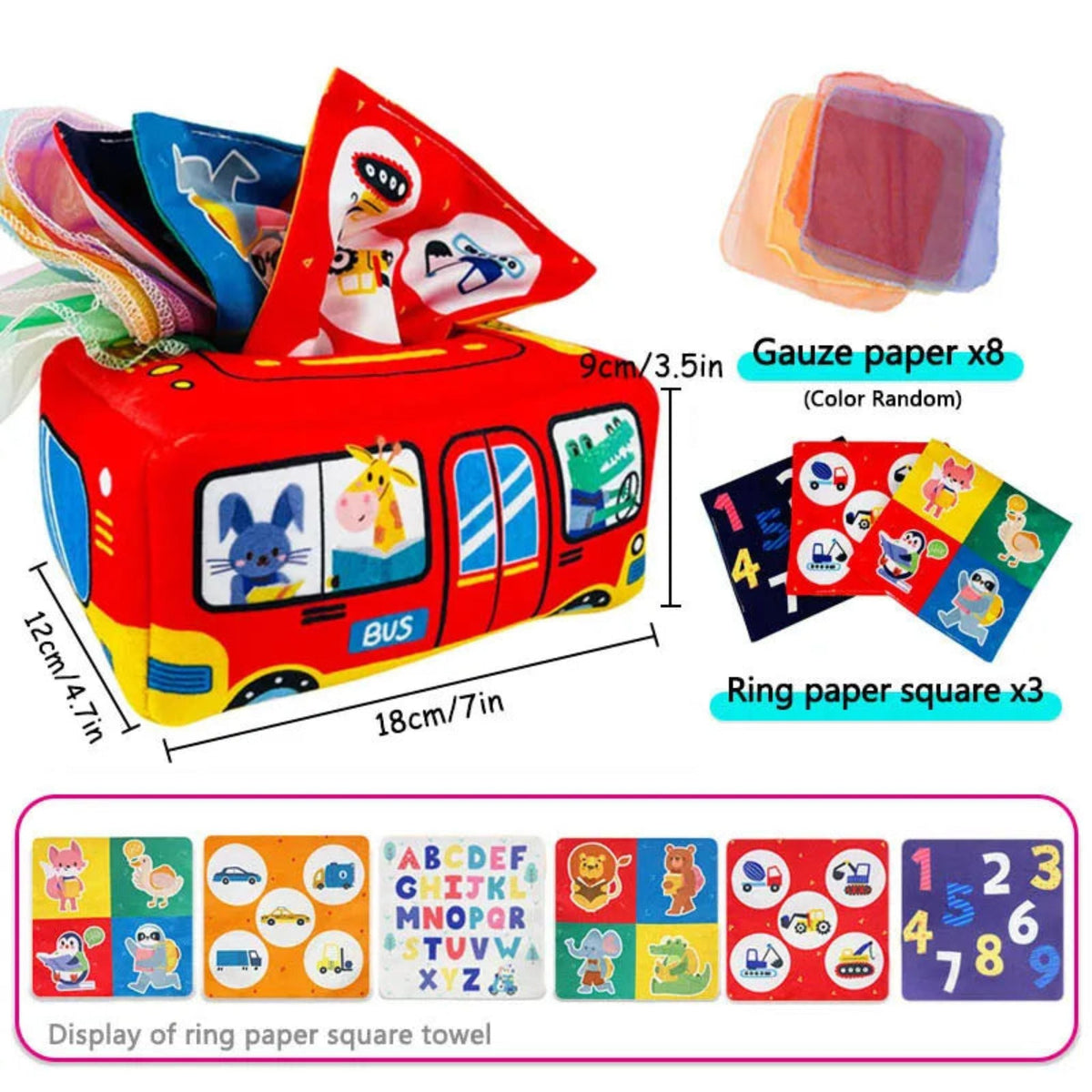 Montessori Baby Tissue Box