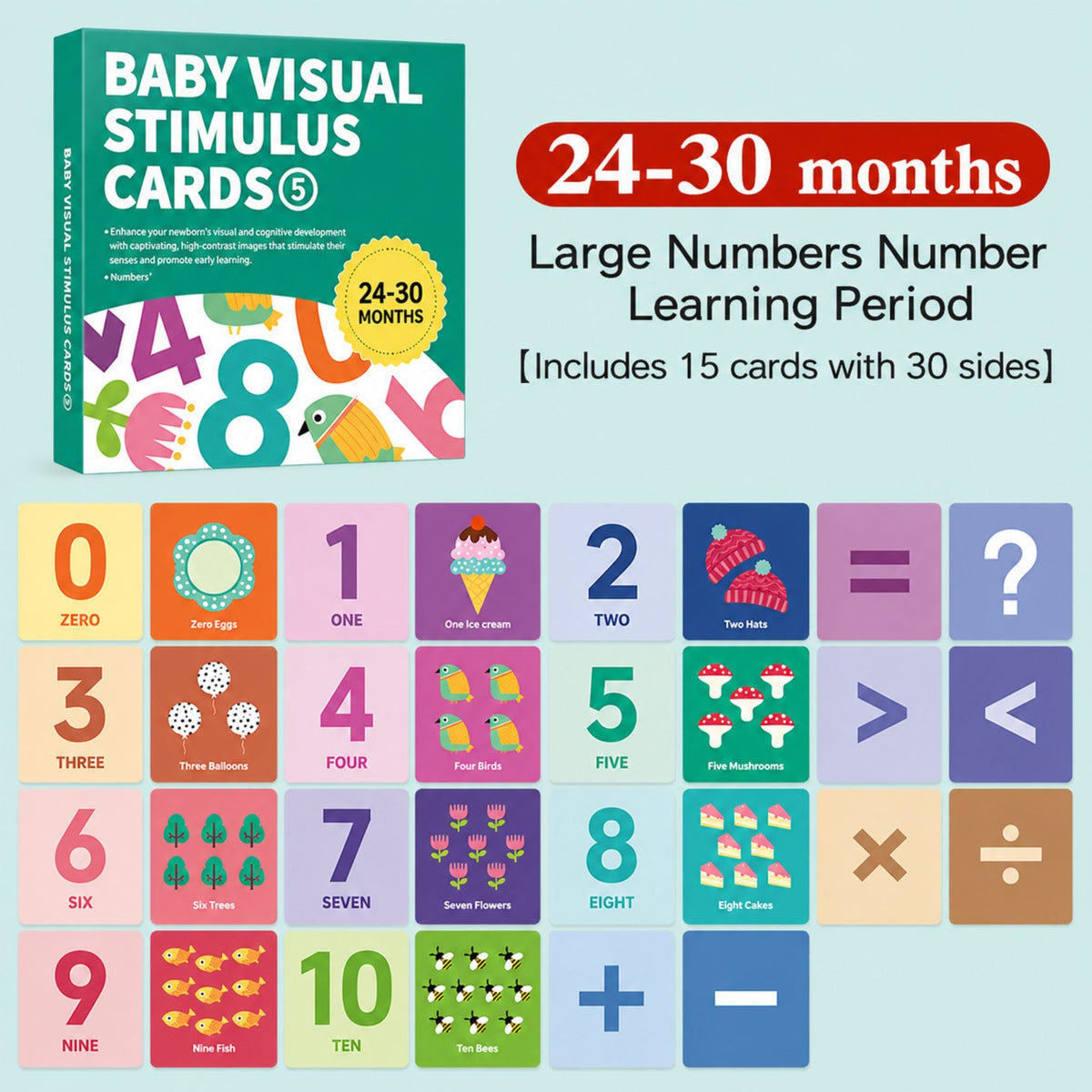 Montessori Baby Visual Cards