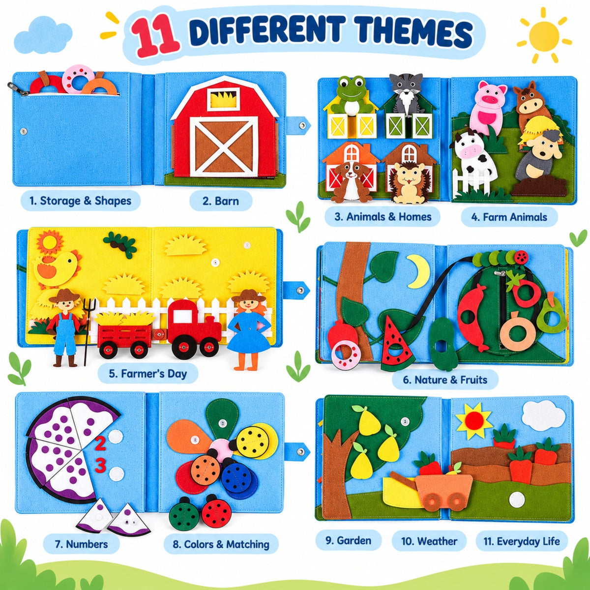Montessori Farm Busy Book