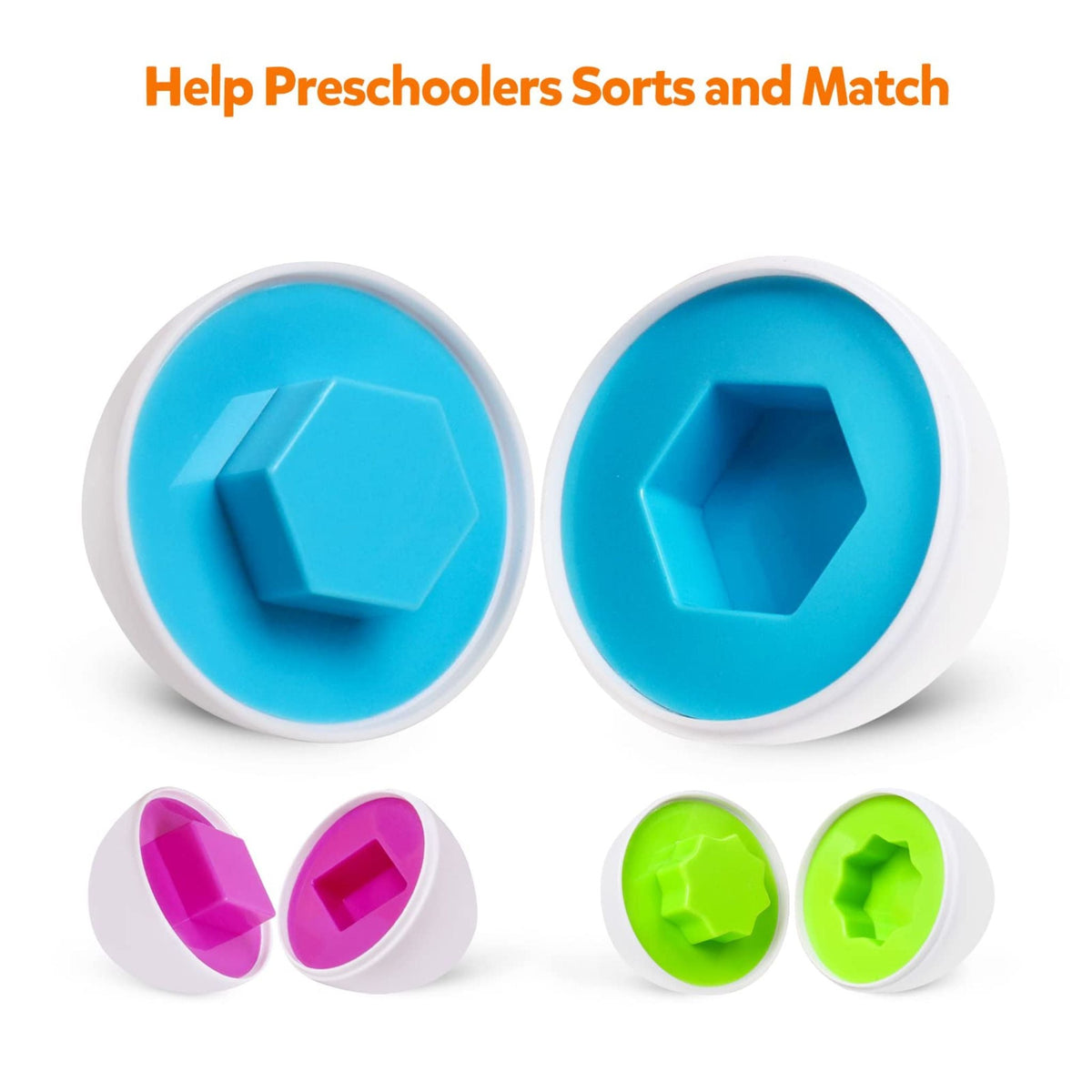 Montessori Geometric Eggs