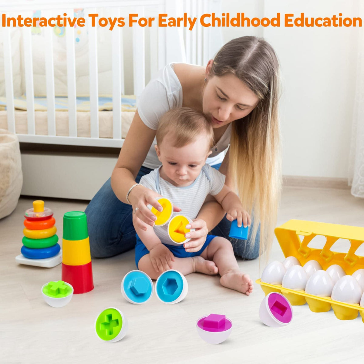 Montessori Geometric Eggs