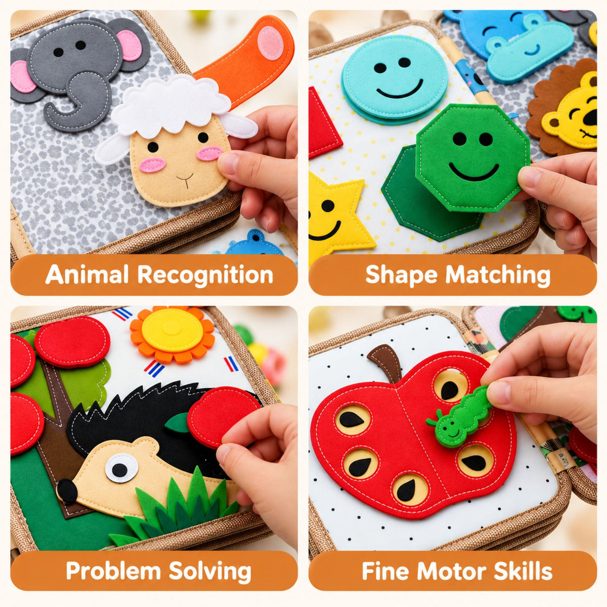 Montessori Giraffe Busy Book