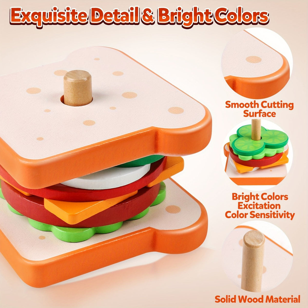 Montessori Hamburger Builder