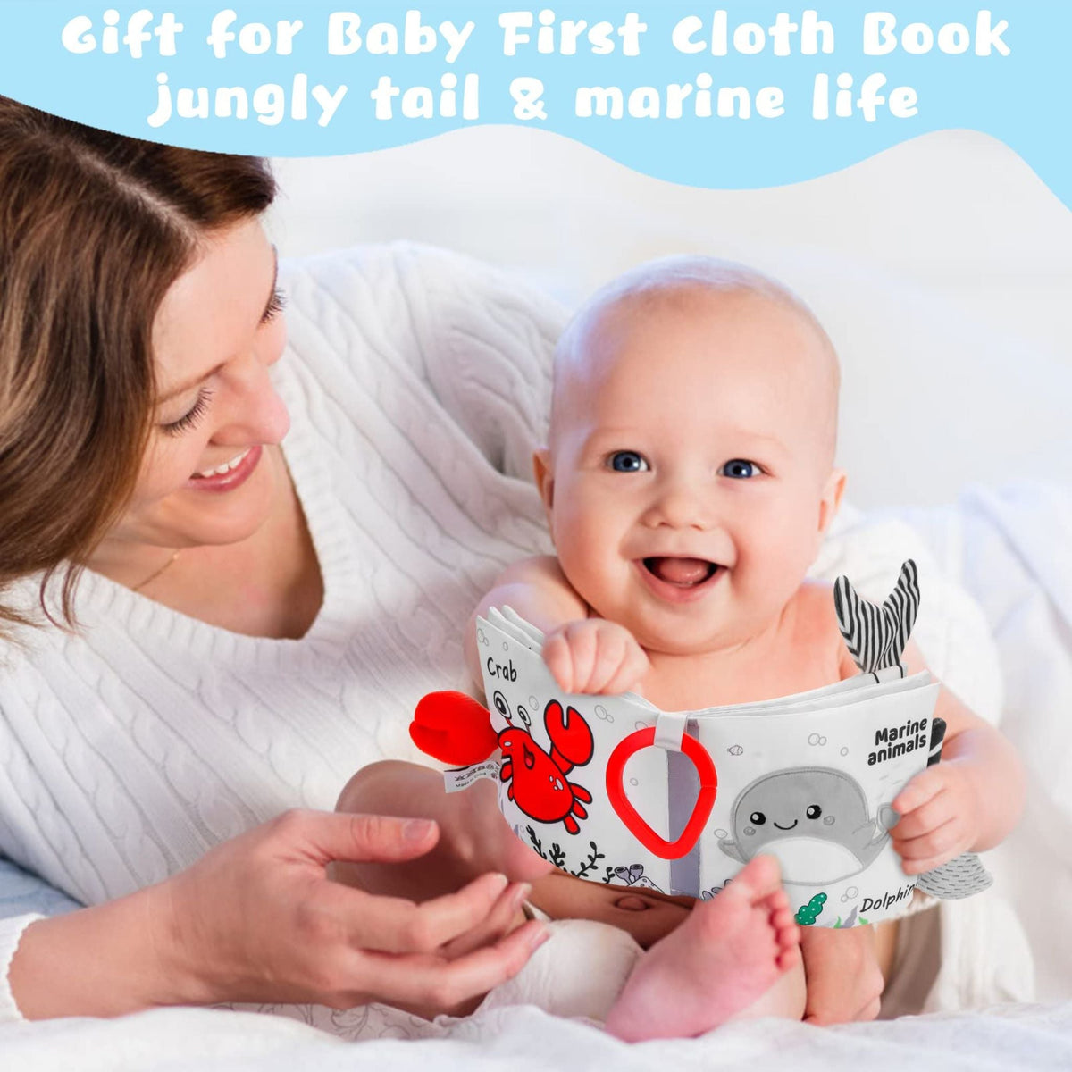 Montessori Marine Animals Cloth Book