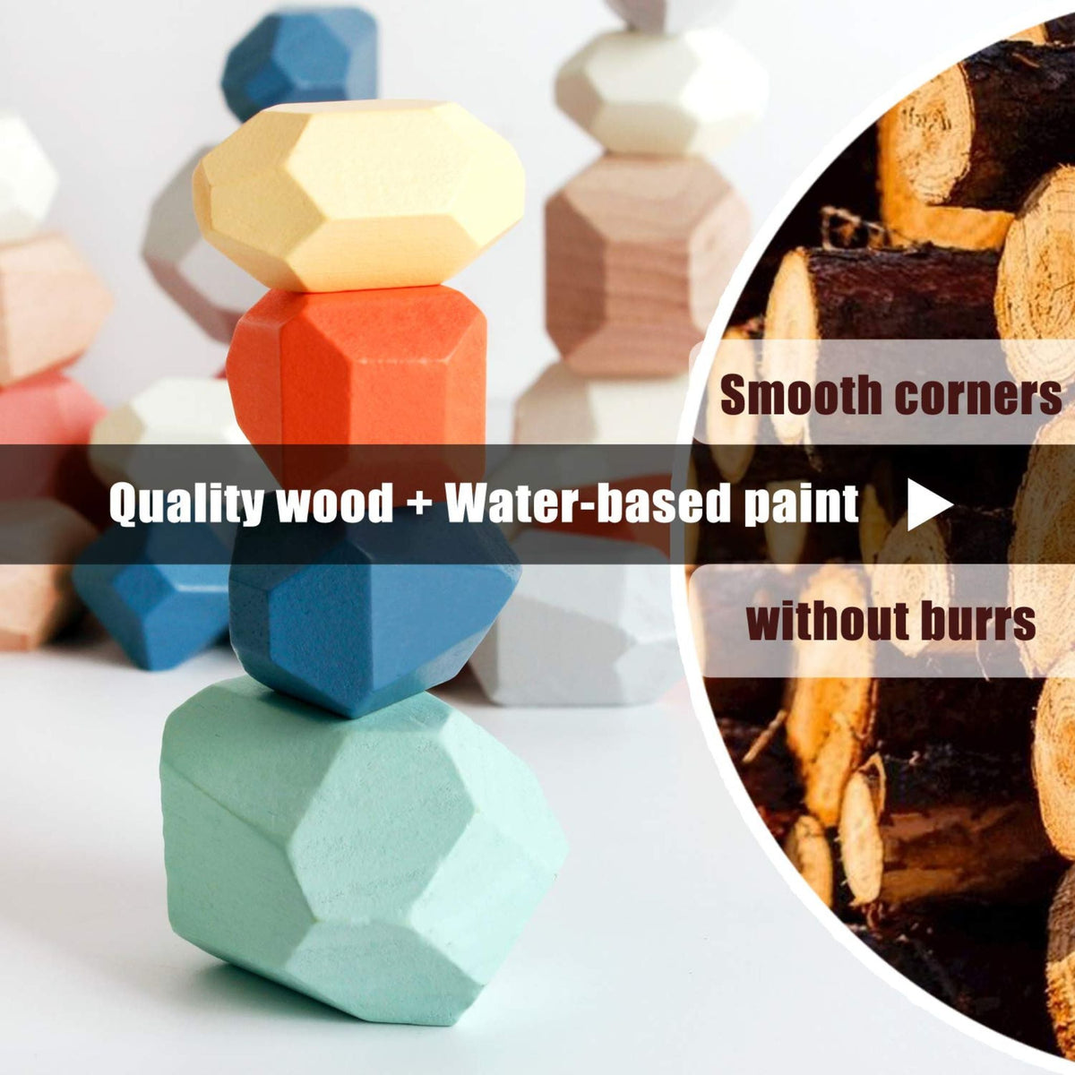 Montessori Stacking Stones