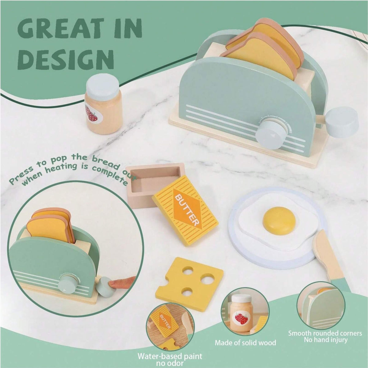 Montessori Toaster Set