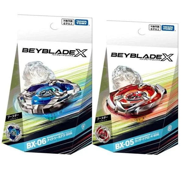 TAKARA TOMY Beyblade X Series 4 Bey Booster Pack: BX-05, BX-06 Pack of 2